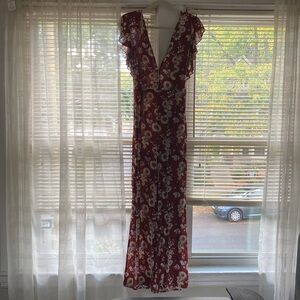 NWT floral jumpsuit